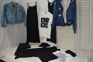 lot 346 image: Kids Clothes Joe Boxer Jacket, Jean Jacket, Dress, Pants