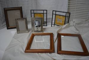 lot 166 image: Picture Frames and High Heeled Cheetah Wall Art