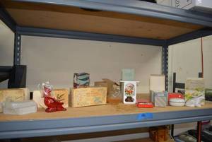 lot 90 image: Vintage Avon Colognes, Porcelain Egg, Tea Lights and Trickets