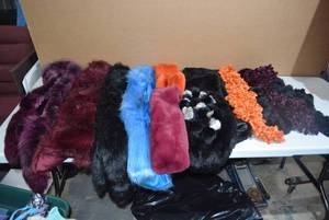 lot 367 image: Furry Scarf Collection