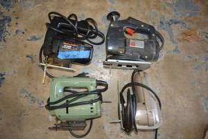 lot 360 image: 4 Jig Saws, all different brands
