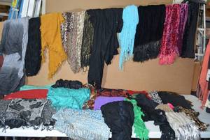 lot 369 image: Generous Amount of Scarfs