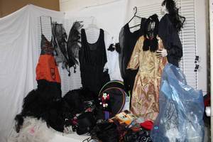 lot 392 image: Halloween Costumes, Lights and Decorations