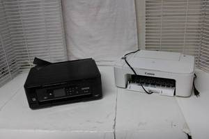 lot 397 image: Epson Printer Model C462T and Canon Printer K10509