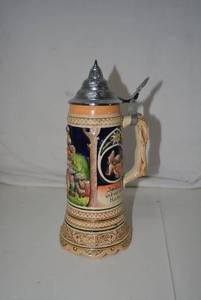 lot 161 image: Beer Stein marked Da Such ich meine Freude