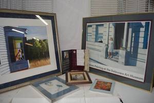 lot 160 image: Wall Art (Rosemond, Demetrio Llorden and More) and Book