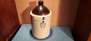 lot 1 image: Antique 3 gallon Crock
