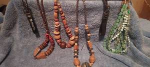 lot 27 image: Assortment of necklaces and key chains