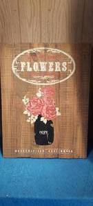 lot 46 image: 18x24 wooden wall hanging