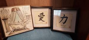 lot 47 image: 3 wall hangings