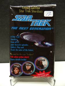 lot 12 image: Star Trek the Next Generation Cards 1994. Launch Edition Stardiscs. Un-opened
