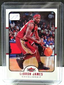 lot 17 image: 2006-07 Fleer LEBRON JAMES #32 Cavaliers  $$