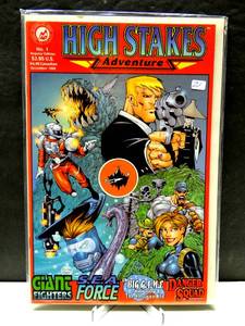 lot 21 image: HIGH STAKES ADVENTURE (1998 Series) #1 Very Fine Comics Book