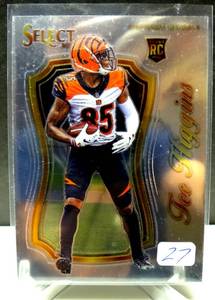 lot 27 image: SUPERBOWL ROOKIE - Tee Higgins RC 2020 Select Certified Rookie #SCR-13 Cincinnati Bengals