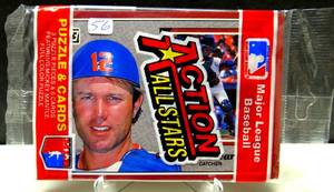 lot 56 image: 1983 Donruss Action All Stars Jumbos Pack Ryan Ripken New Pack (6 OVERSIZED CARDS) RARE $$
