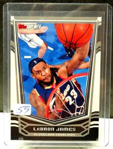 lot 59 image: LEBRON JAMES 2008-09 TOPPS TIP OFF #23 CAVS  LAKERS NM-MT $$
