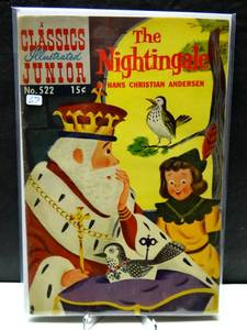 lot 67 image: VINTAGE 1956 - Classics Illustrated Junior #522 THE NIGHTINGALE $$$