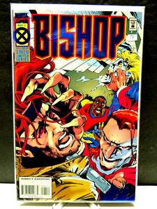 lot 78 image: BISHOP #4 Mar 1995 X-Men Limited Series Direct Edition Marvel Bagged & Boarded $$