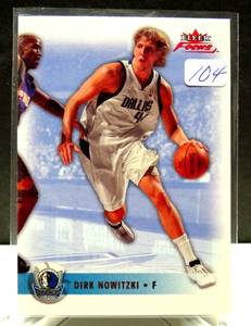 lot 104 image: 2003-04 Fleer Focus Basketball #41 Dirk Nowitzki - DALLAS MAVERICKS