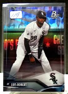 lot 119 image: Luis Robert 2021 Bowman Platinum #94 Chicago White Sox