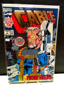 lot 123 image: FIRST EDITION - Marvel Comics - Modern Age - Cable #1 May - 1st Issue - Gold Foil Cover $$