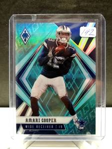 lot 142 image: LIMITED (11175) - 2020 Panini Phoenix Teal 175 Amari Cooper #50