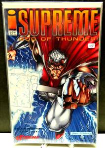 lot 148 image: SUPREME # 9 God Of Thunder WINDS OF CHANGE (1993 Image Comic) NMMT $$