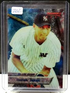 lot 202 image: SUPERSTAR ROOKIE - Derek Jeter 1994 Bowmans Best Blue Chip RC #2 - New York Yankees $$