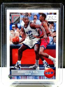 lot 232 image: STAR ROOKIE - Shaquille ONeal 1992-93 Upper Deck Future Force Rookie Card # P43 SHAQ RC $$