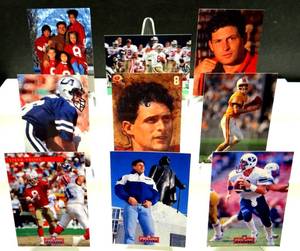 lot 233 image: 1993 Pro Line Profiles STEVE YOUNG San Francisco 49ers 9-Card Set