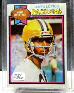 lot 236 image: VINTAGE ROOKIE - 1979 Topps James Lofton Rookie RC #310 PACKERS