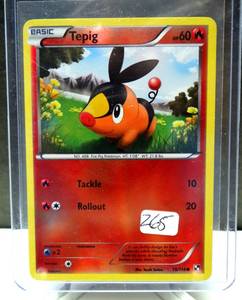 lot 265 image: Tepig - 15114 - Crosshatch Reverse Holo - League Promo - LP(c) - Pokemon