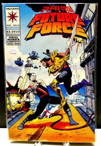 lot 279 image: RAI AND THE FUTURE FORCE #12 VALIANT COMICS 1993 VGNM