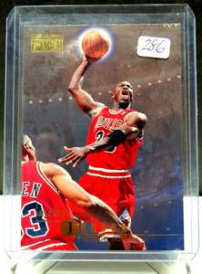 lot 286 image: HOT COLLECTOR CARD - 1996-97 SkyBox Premium Michael Jordan #16, Chicago Bulls, HOF $$$