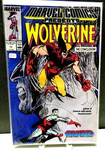 lot 310 image: KEY COMIC - 1988 Marvel Comics WOLVERINE #10 UNREAD key X-Men Colossus Man Thing App NM 80s $$$