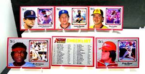 lot 313 image: VINTAGE 1983 Donruss Action All Stars Cards - ROSE, CAREW, YAZ, & MORE $$