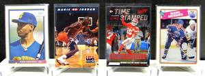 lot 316 image: LOT OF ALL SPORT SUPERSTARS - GRIFFEY JR, JORDAN, MAHOMES, & MESSIER $$