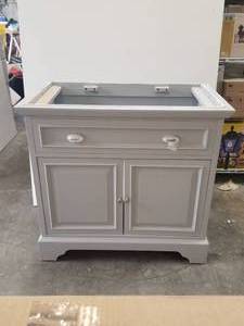 lot 21 image: Bath vanity cabinet - 21 by 36