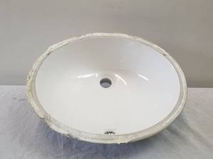 lot 107 image: undermount bath sink