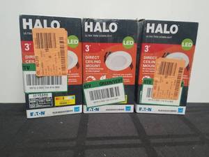 lot 46 image: Kalo 3 direct ceiling mount LED light kits - qty 3