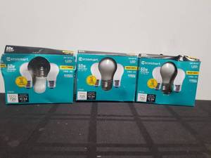 lot 48 image: Ecosmart 60w LED replacement bulds - qty 3