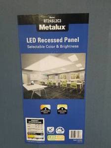 lot 11 image: Metalux - LED recessed panel ceiling light