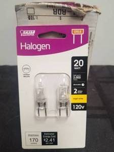 lot 42 image: Halogen 20w - GY8.6 base - qty 11