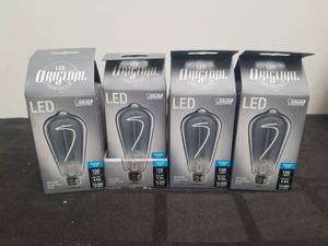 lot 34 image: Original LED - dimmable smoke glass light bulbs - qty 4