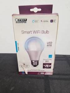 lot 118 image: Smart WIFI 60w LED bulb -qty 3