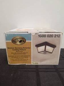 lot 121 image: Hampton Bay - motion sensing exterior ceiling light