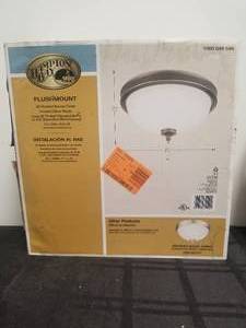 lot 110 image: Hampton Bay - flush mount light