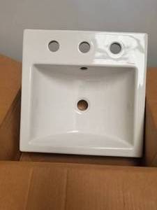 lot 193 image: American Standard - Studio Carre - countertop sink