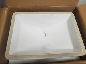 lot 223 image: undermount bath sink