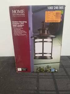 lot 215 image: motion sensing exterior wall lantern